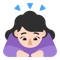 Woman Bowing- Light Skin Tone emoji on Microsoft